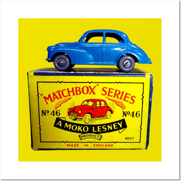 MORRIS MINOR - toy car Wall Art by Throwback Motors